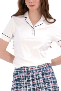Foray Golf Rib Short Sleeve Notch Collar Polo (SS26)