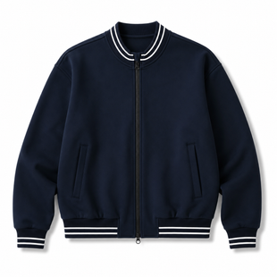Foray Golf Core Navy Bomber Jacke