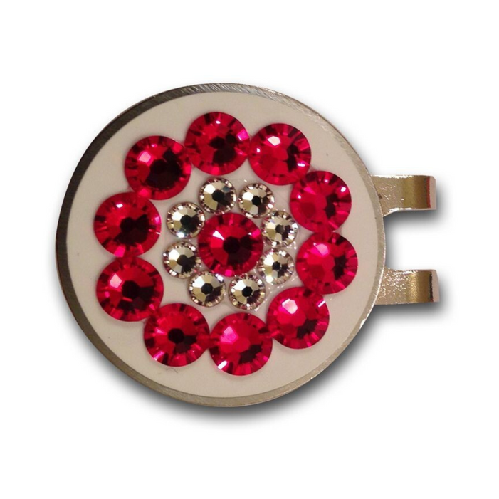 Blingo Ballmarker - Red/White Blingo Ballmarker - Red/White