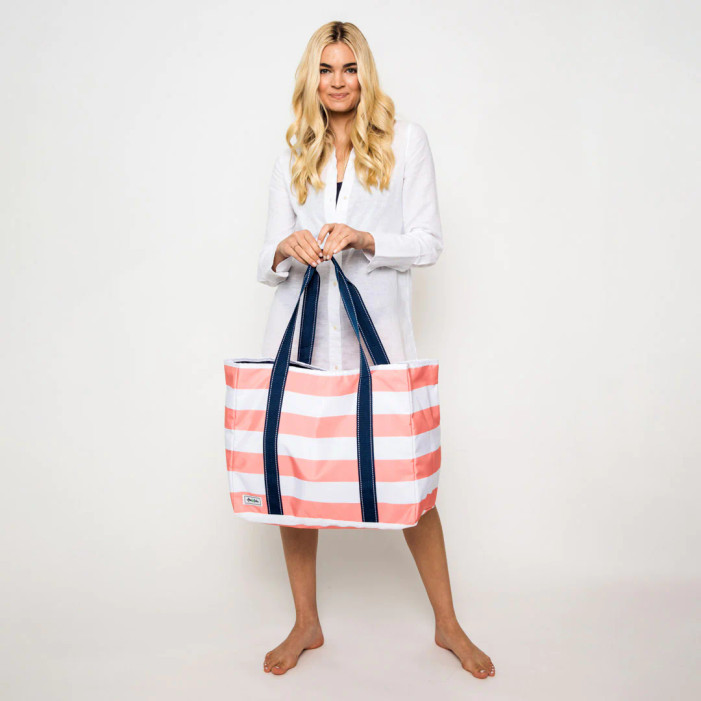 Ame & Lulu Lifestyle Sun & Sea Stripe Tote
