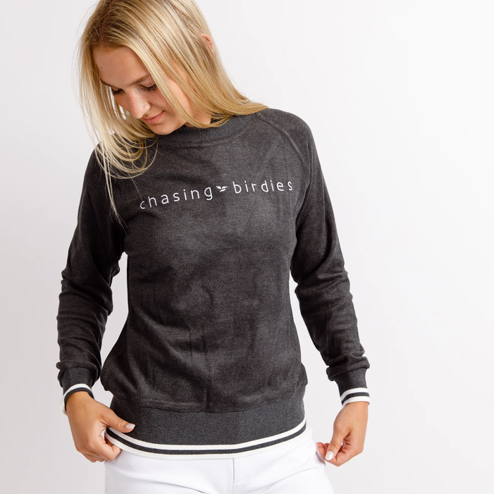 Calliope Chasing Birdies Varsity Sweatshirts
