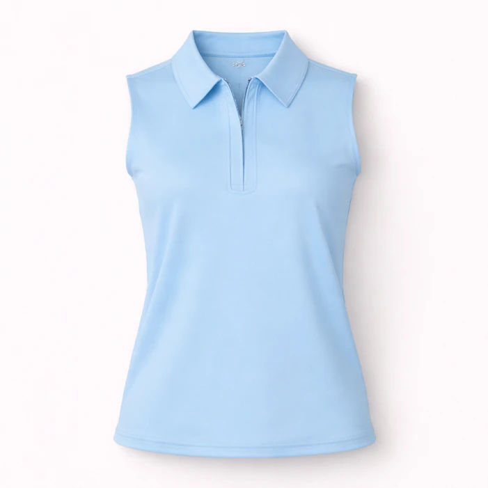 JoFit Sleeveless Jersey Zip Polo [S26]