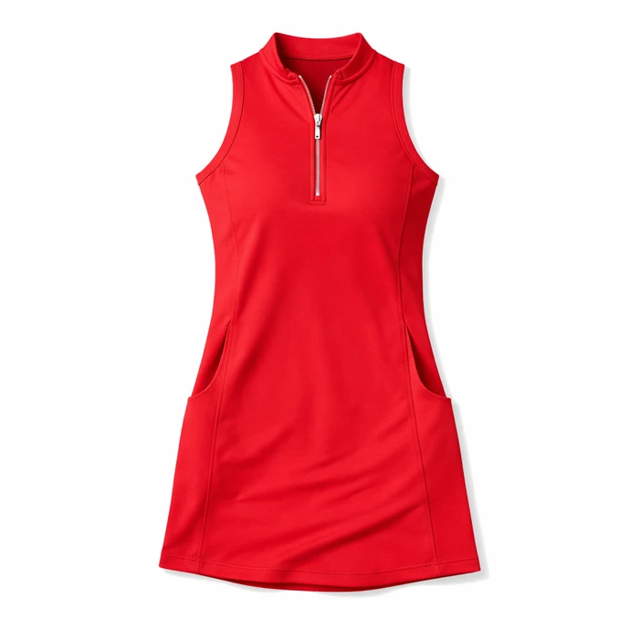 Calliope Maia Racerback Zip Golf Dress