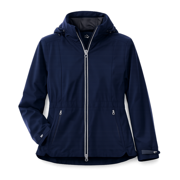 Callaway Wind/Rain Jacket with Packable Hood inPeacoat Navy