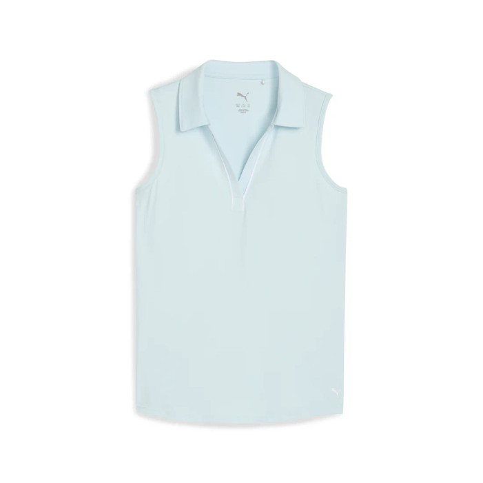 Girl's CLOUDSPUN Piped Sleeveless Golf Polo