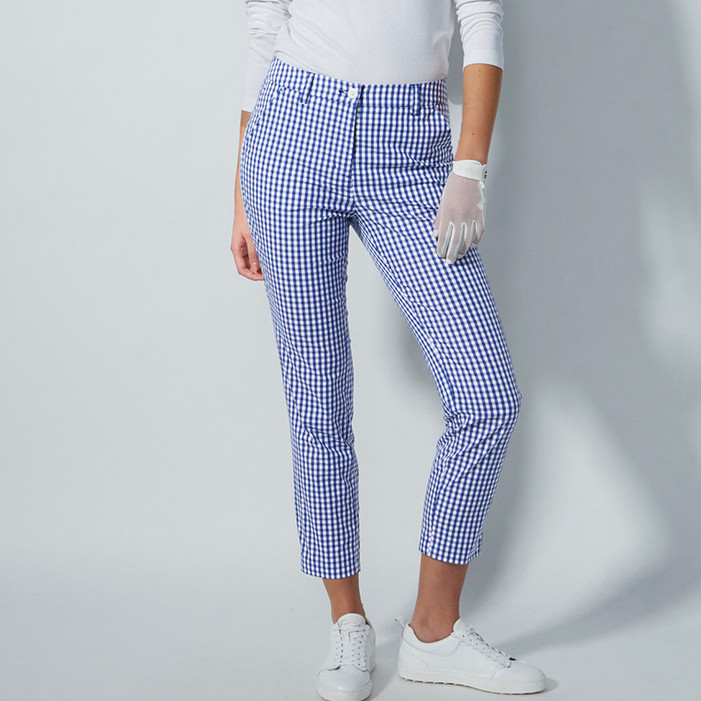 Daily Sports Diane Blue/White Check Ankle Pant Daily Sports Diane Blue/White Check Ankle Pant