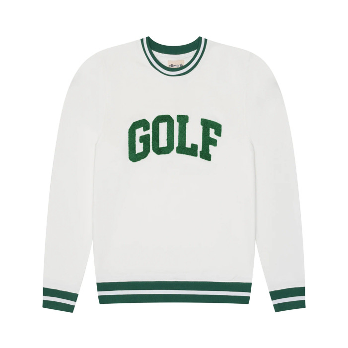 Ellsworth+Ivey Elle Ivory Collegiate GOLF Sweatshirts Ellsworth+Ivey Elle Ivory Collegiate GOLF Sweatshirts