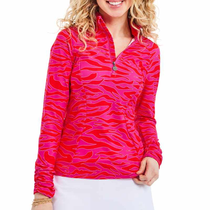 TzuTzu Huntress Sara Ruched Long Sleeve Mock TzuTzu Huntress Sara Ruched Long Sleeve Mock