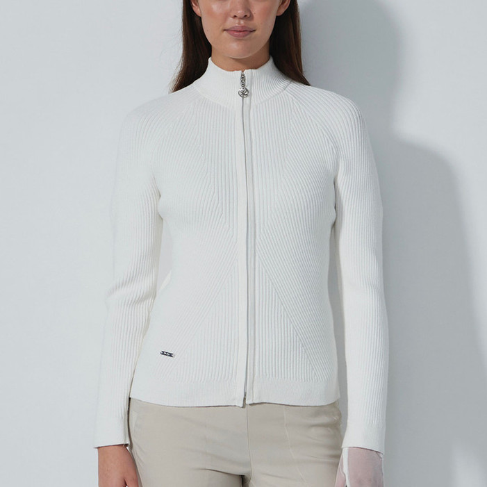 Daily Sports Rib White Cardigan Daily Sports Rib White Cardigan