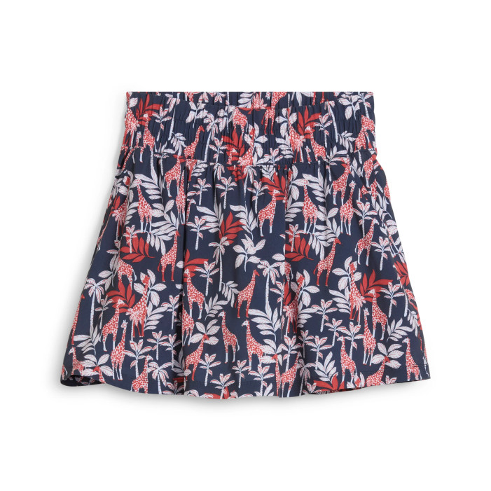 PUMA Sandy Navy/Red Giraffe Print Golf Skort