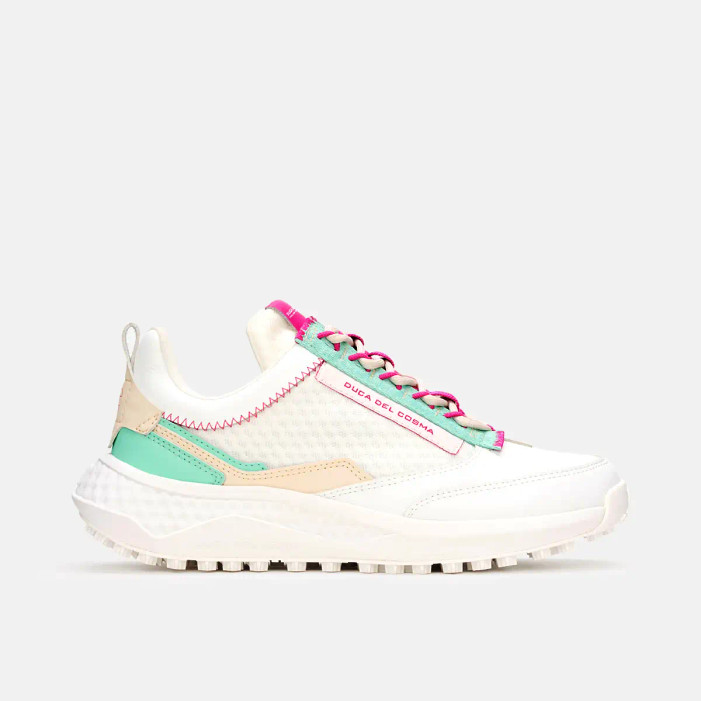 Duca Del Cosma Latina White/Mint Waterproof Shoe Duca Del Cosma Latina White/Mint Waterproof Shoe