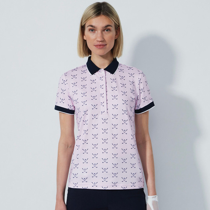 Daily Sports Clubs Pink Short Sleeve Polo Daily Sports Clubs Pink Short Sleeve Polo