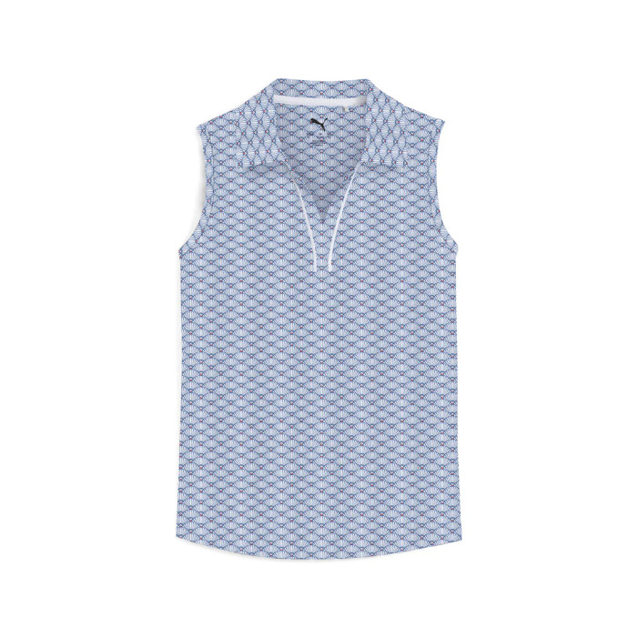 Puma Girls Scallop Sleeveless Polo