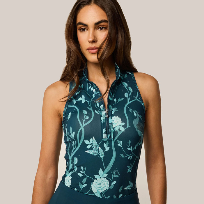 Greyson Garden of Venus Sleeveless Vesta Mock