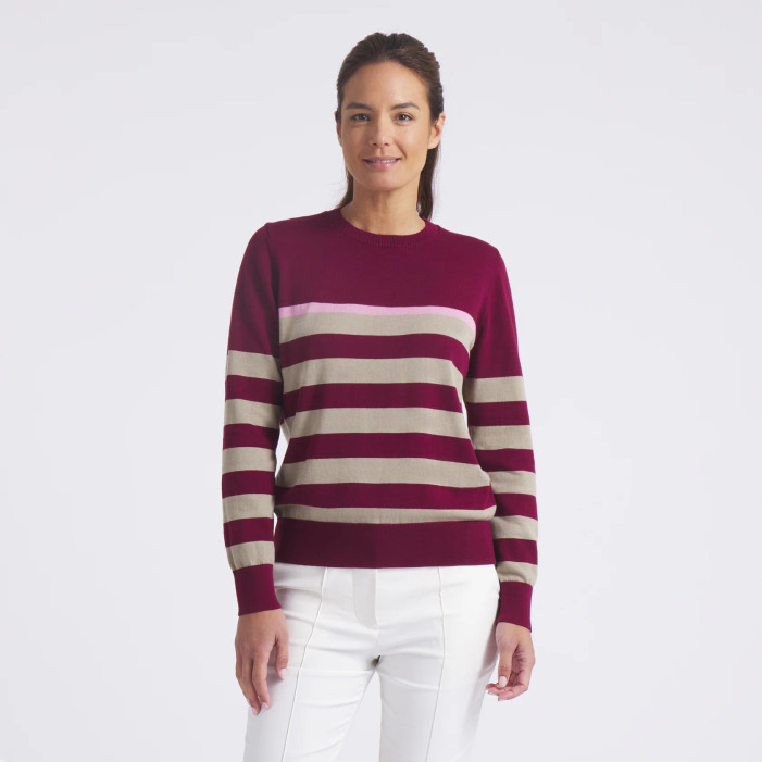 Puma Resort Stripe Golf Sweater Puma Resort Stripe Golf Sweater