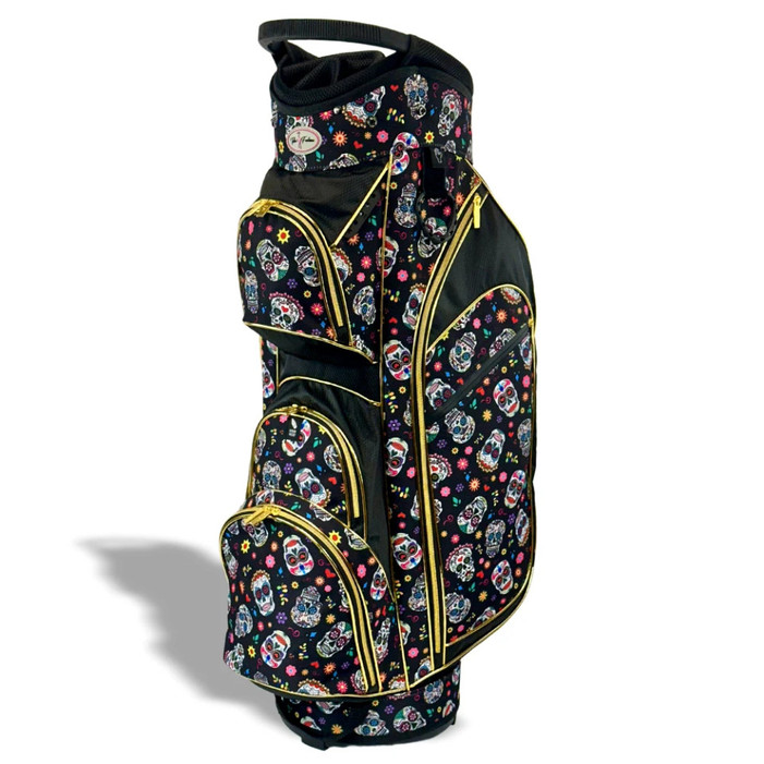 Taboo Golf Sugar Skulls 14-Way Lightweight Cart Bag