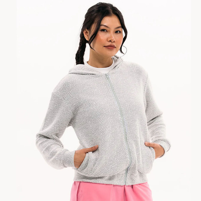 Foray Bouclé Full Zip Hoodie