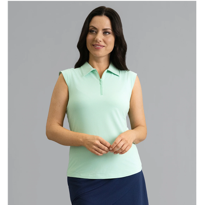 IBKUL Solid Sleeveless Polo [2026]