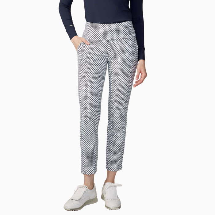 Swing Control Airspun Navy Shields Ankle Pant