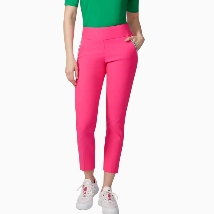 Swing Control Techno Contrast Back Stripe Ankle Pant