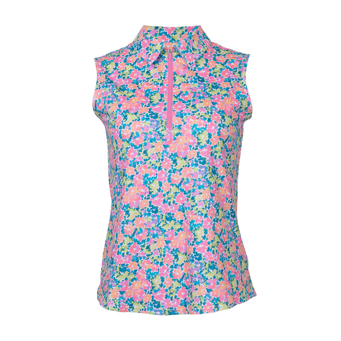 JoFit Ethereal Blooms Sleeveless Polo [S26]