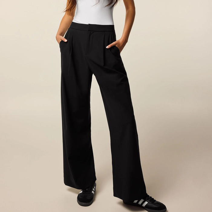Greyson Phoenix Wide Leg Pleated Trouser