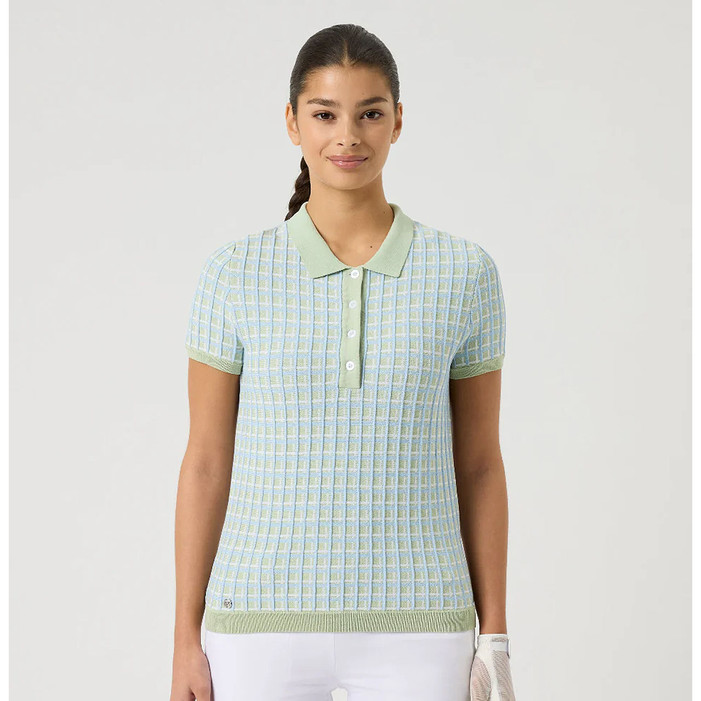 Daily Sports Muted Pistachio Knit Short Sleeve Polo [SS26]