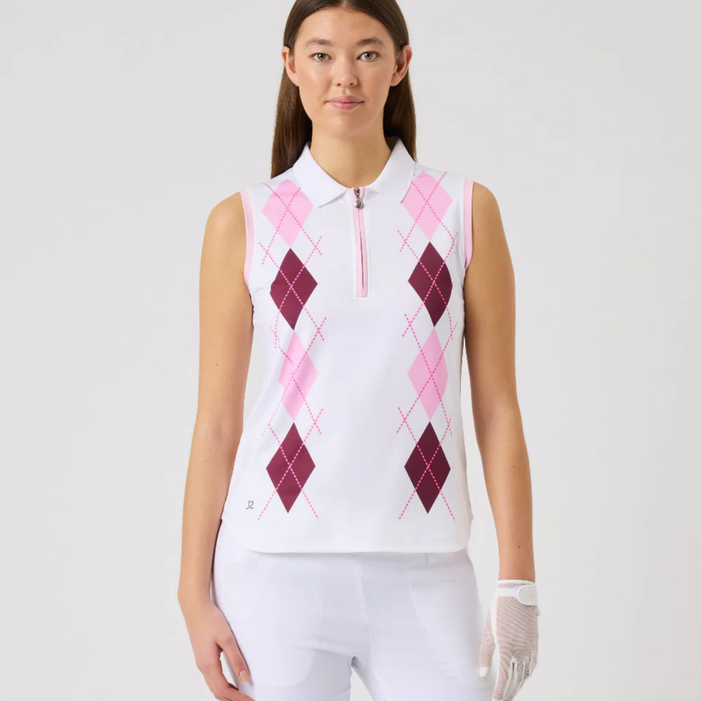 Daily Sports Argyle Sleeveless Polos [SS26]