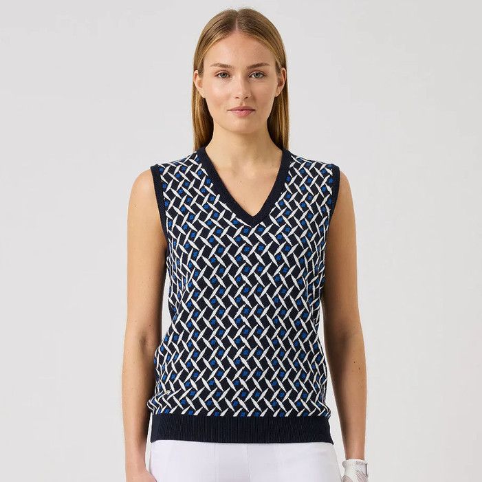 Daily Sports Square V-Neck Sweater Vest [SS26]