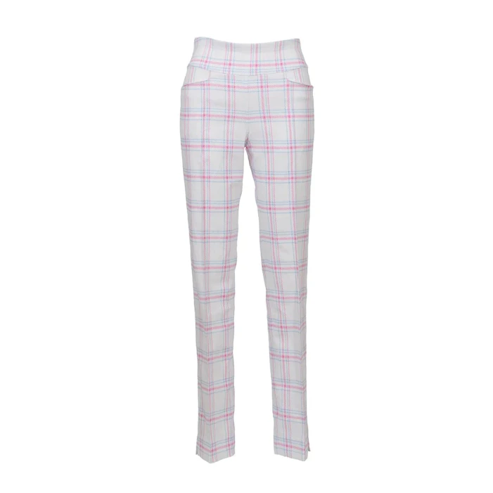 JoFit Slimmer Pastel Plaid 31" Pant