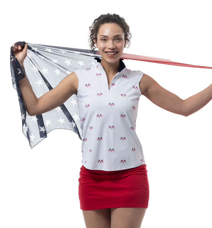 SanSoleil SolairCool Parade Day Sleeveless Mock