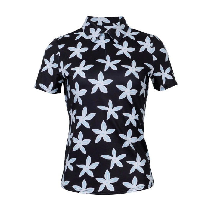 JoFit Mia Fleur Royale Short Sleeve Polo [S26]