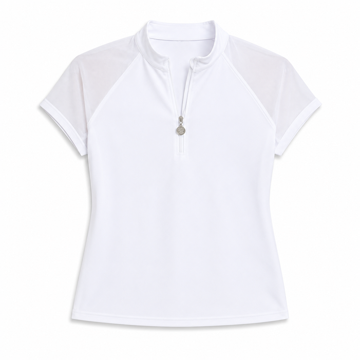 TzuTzu Poppy Mesh Short Sleeve Polo [2026]