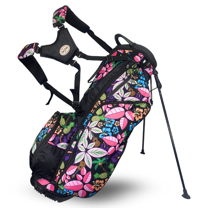 Taboo Fashions Lightweight 4-Way Women’s Golf Stand Bag – Resort Collection (Tropical Paradise)