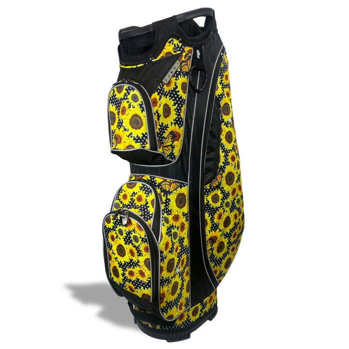 Lightweight 14-Way Women’s Golf Cart Bag – Resort Collection (Sunflower Symphony)