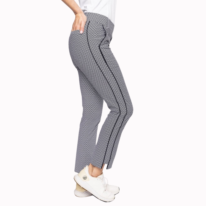 Golftini 27" Diamonds In The Rough BW Ankle Pant