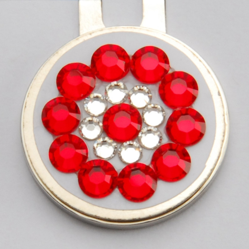 Blingo Ballmarker - Red/White Blingo Ballmarker - Red/White