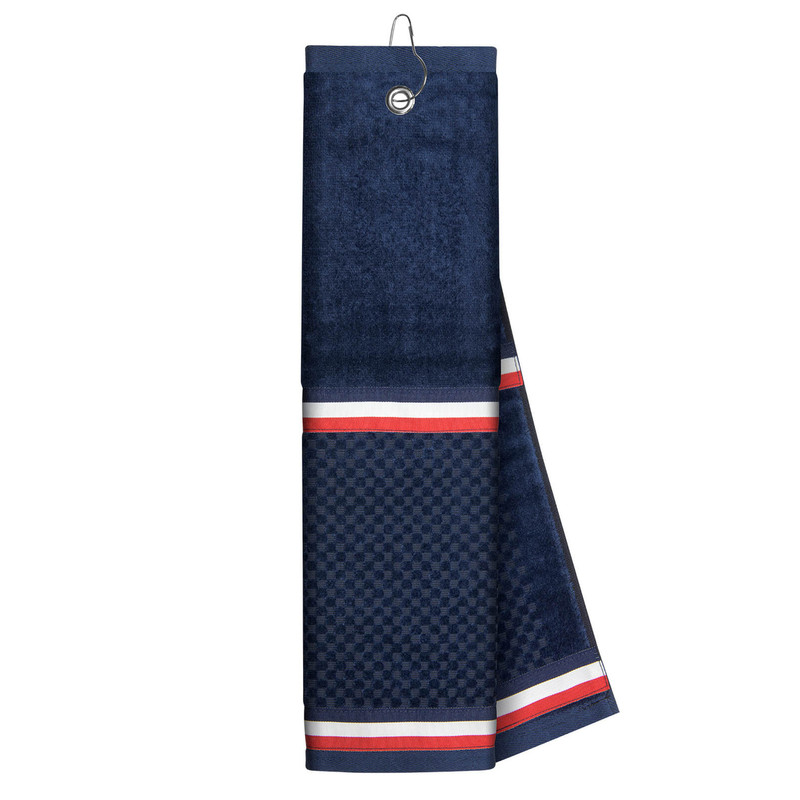Navy Towel with Ribbon Navy Towel with Ribbon