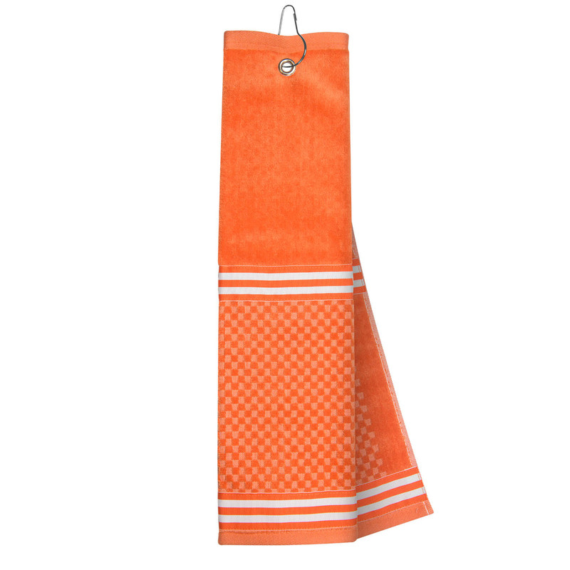 Orange Towel with Ribbon