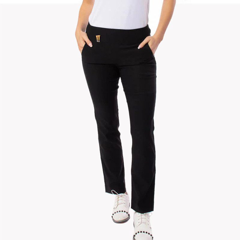 Golftini  Grey Trophy Pull-On Stretch Twill - Ladies Golf Pant