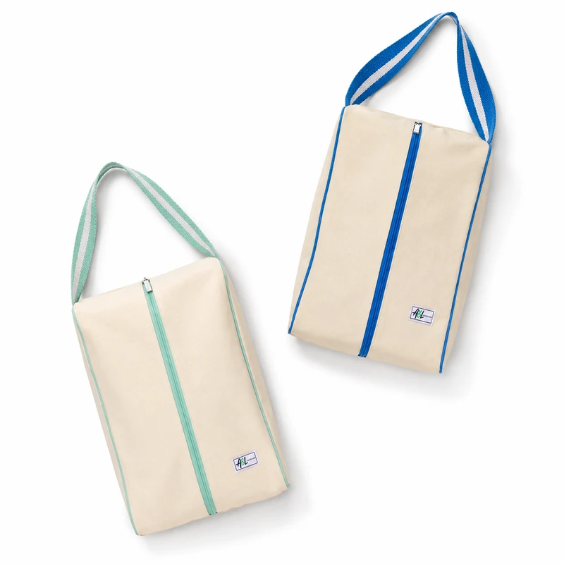 Ame & Lulu Hamptons Canvas Shoe Bags