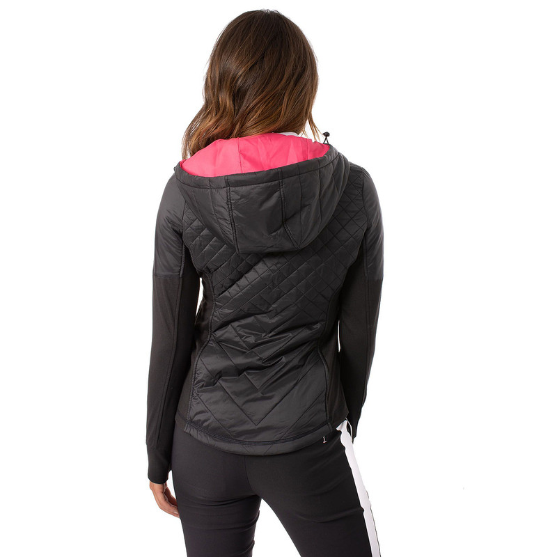 Quilted Hooded Windbreaker