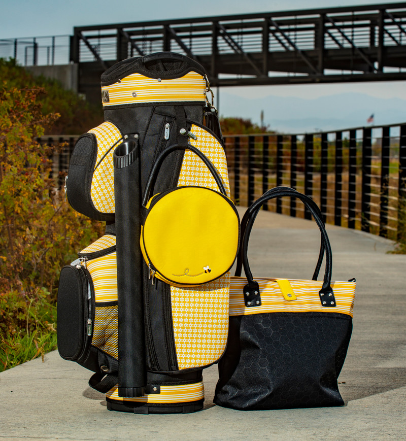 New Designer Ladies Golf Bags from Sassy Caddy - Pink Golf Tees