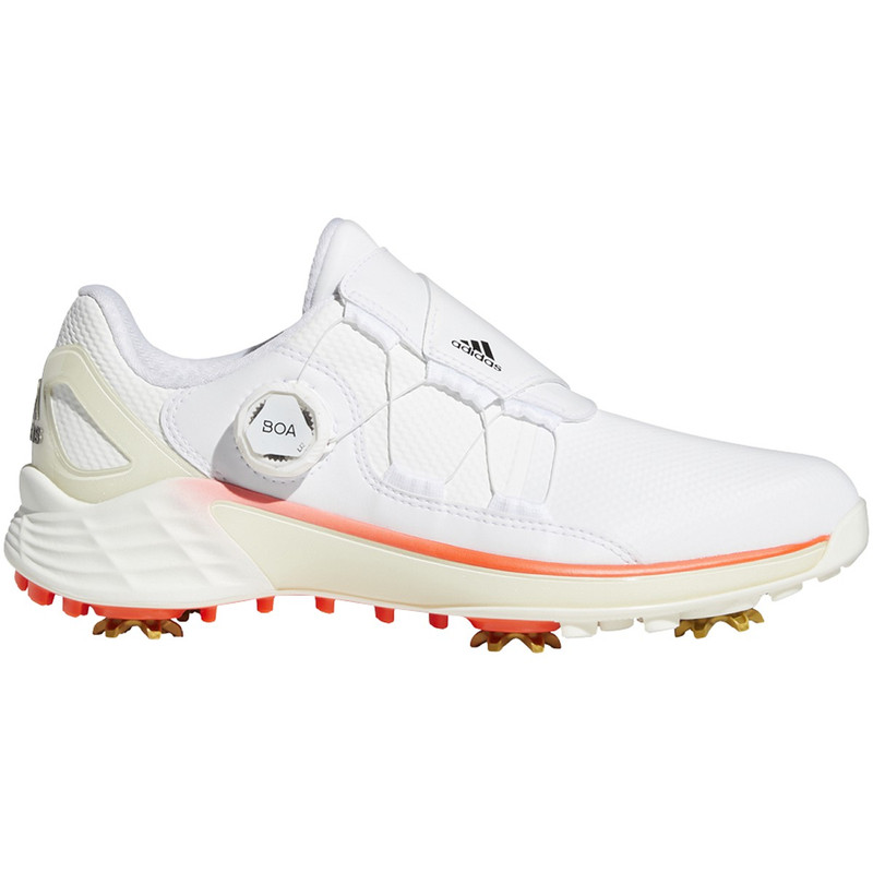 正規品 取寄 アディダス Zg21 ボア Adidas Golf Zg21 Boa White Silver Metallic Scream Pink わけあり並の激安価格 Ieem In