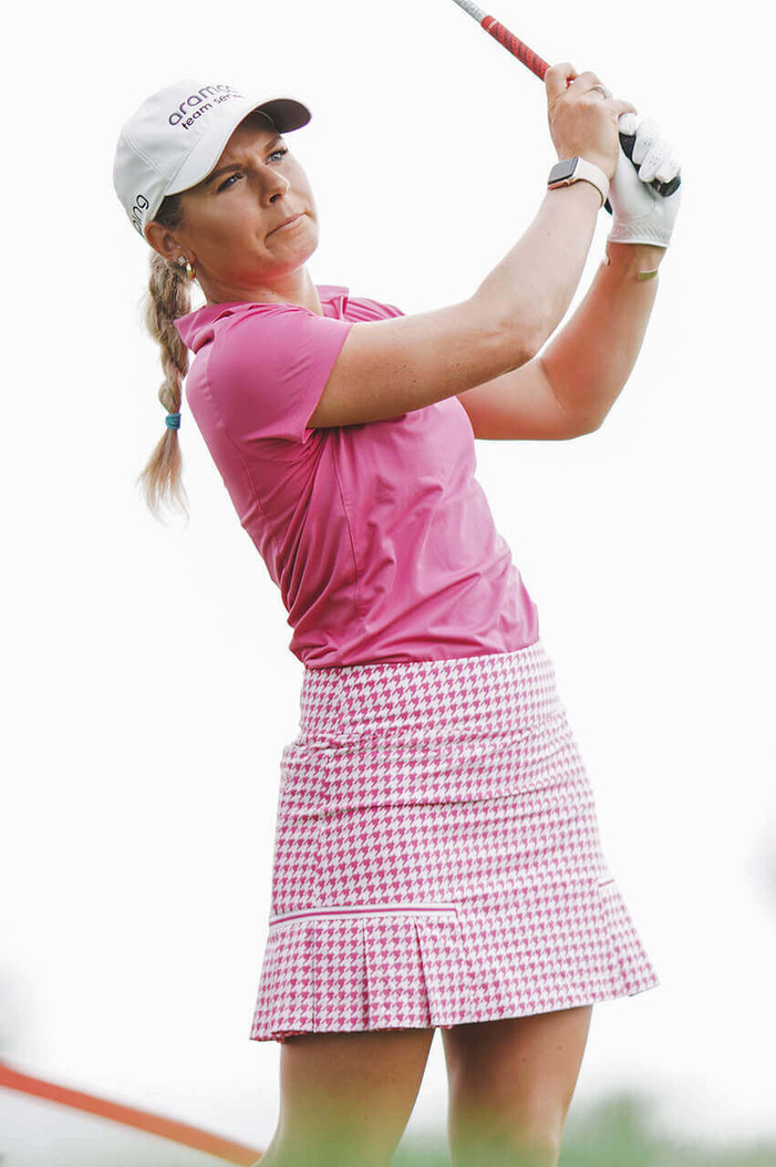 Golftini Performance Side Pleat Skort - Awareness