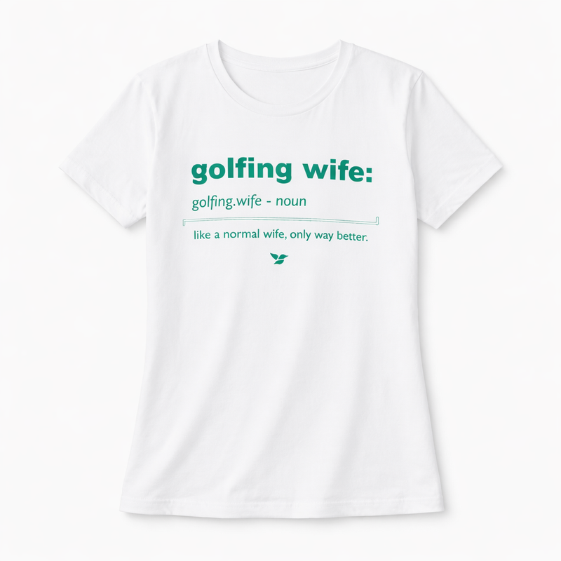 Calliope Golfing Wife Novelty Tee