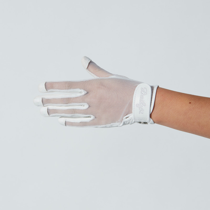 Daily Sports White Mesh Sun Glove [2025]