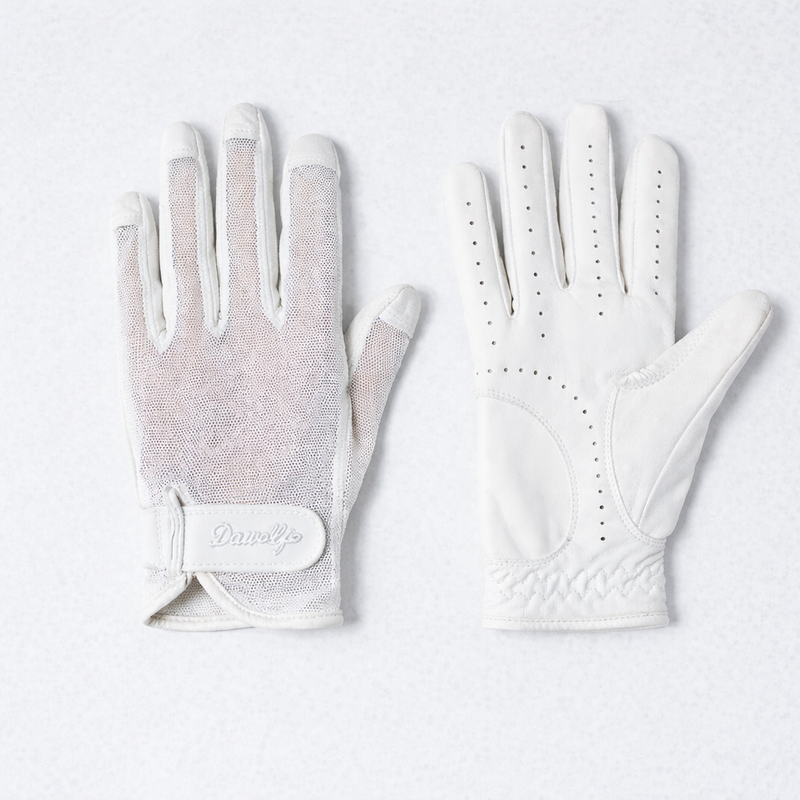 Daily Sports White Mesh Sun Glove [2026]