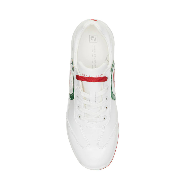Duca Del Cosma Kubananeo White/Green/Red Golf Shoe Duca Del Cosma Kubananeo White/Green/Red Golf Shoe