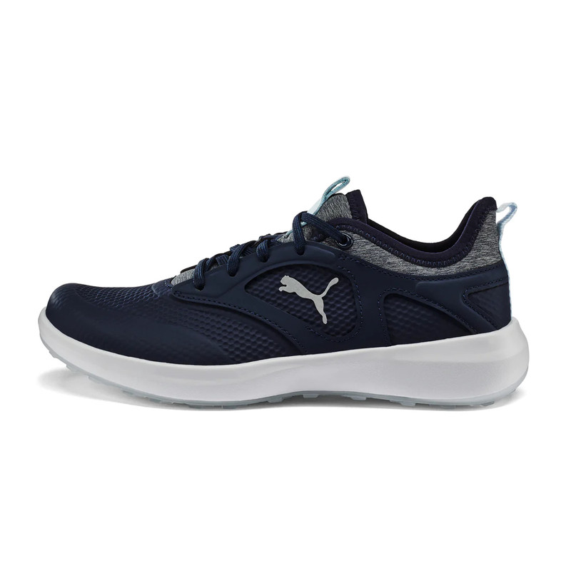 Puma IGNITE Malibu Spikeless Golf Shoe - Navy/Icy Blue